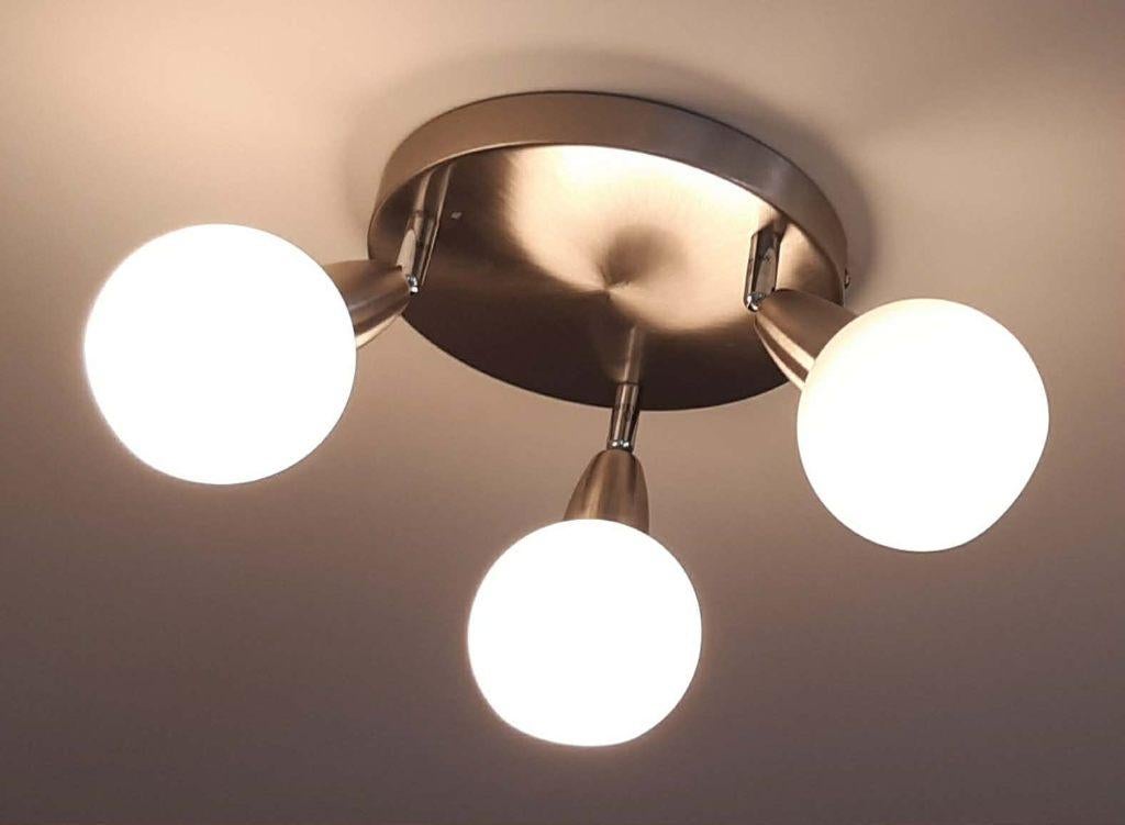 lot de 2 X - Plafonnier LED Livarno Lux, Enlèvement ou Envoi, Comme neuf, Verre