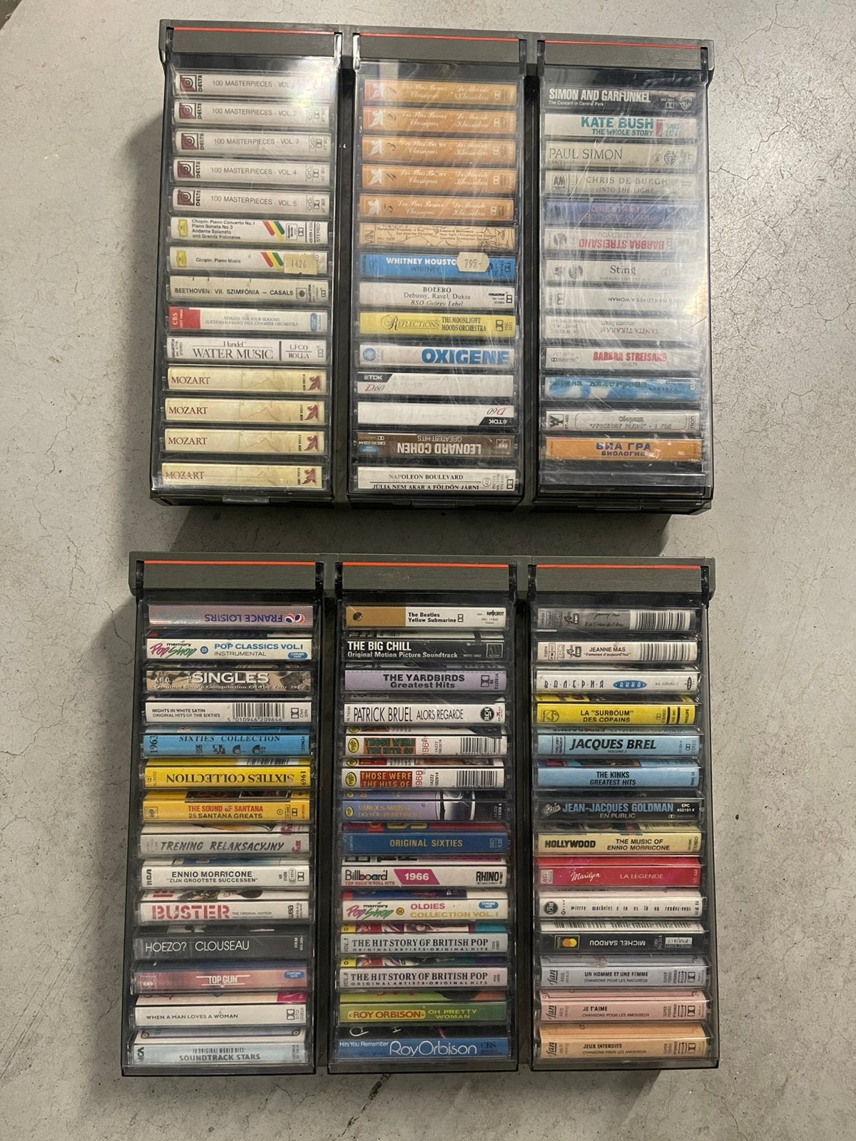 Vintage lot audio cassettes, Ophalen, Zo goed als nieuw, Origineel, Pop