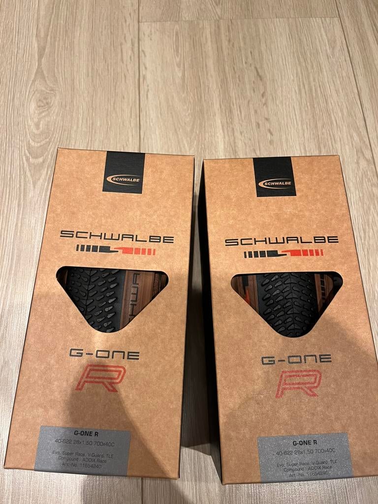 Schwalbe G-one R 40mm gravelbanden set (2x), Fietsen en Brommers, Fietsonderdelen, Ophalen of Verzenden, Nieuw