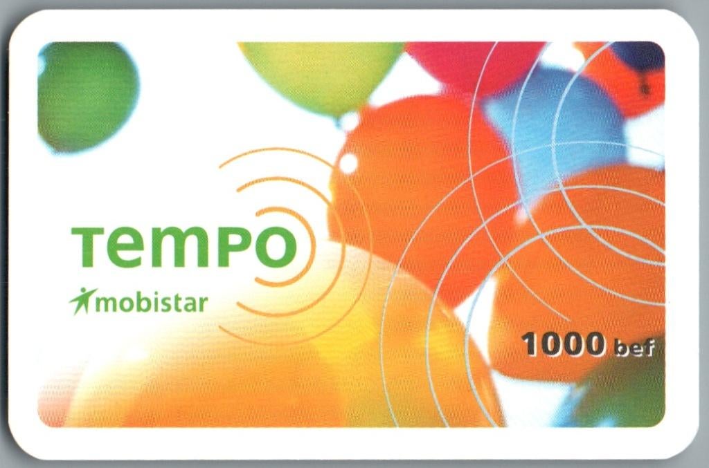 speelkaart - LK14417 - Tempo - Mobistar, Envoi, Comme neuf, Carte(s) à jouer