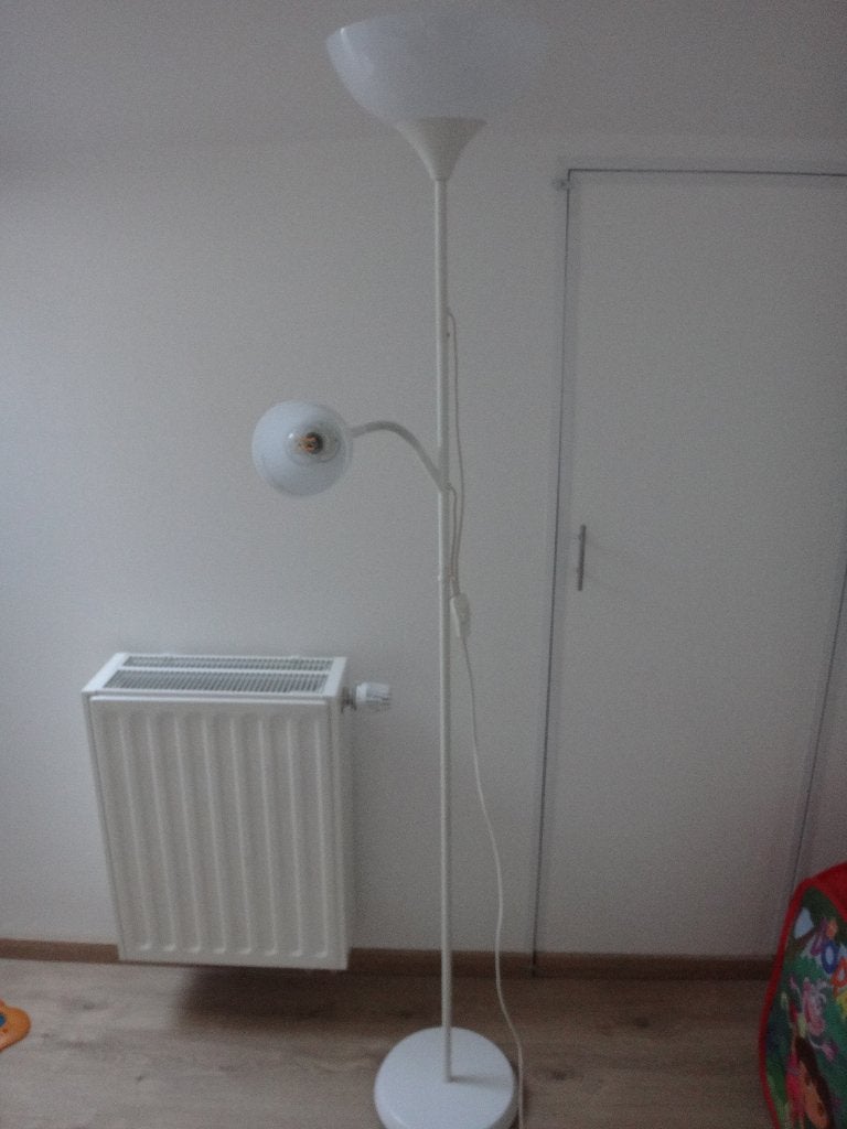Vloerlamp, tafel, plank, Huis en Inrichting, Ophalen, Gebruikt