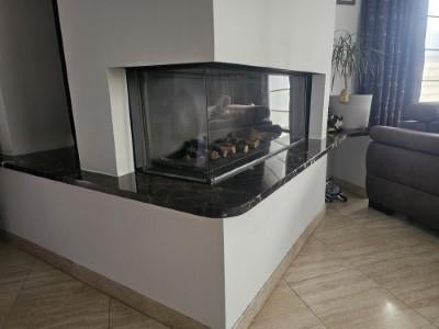 openhaard, Enlèvement, Utilisé, Encastré, Cheminée au gaz