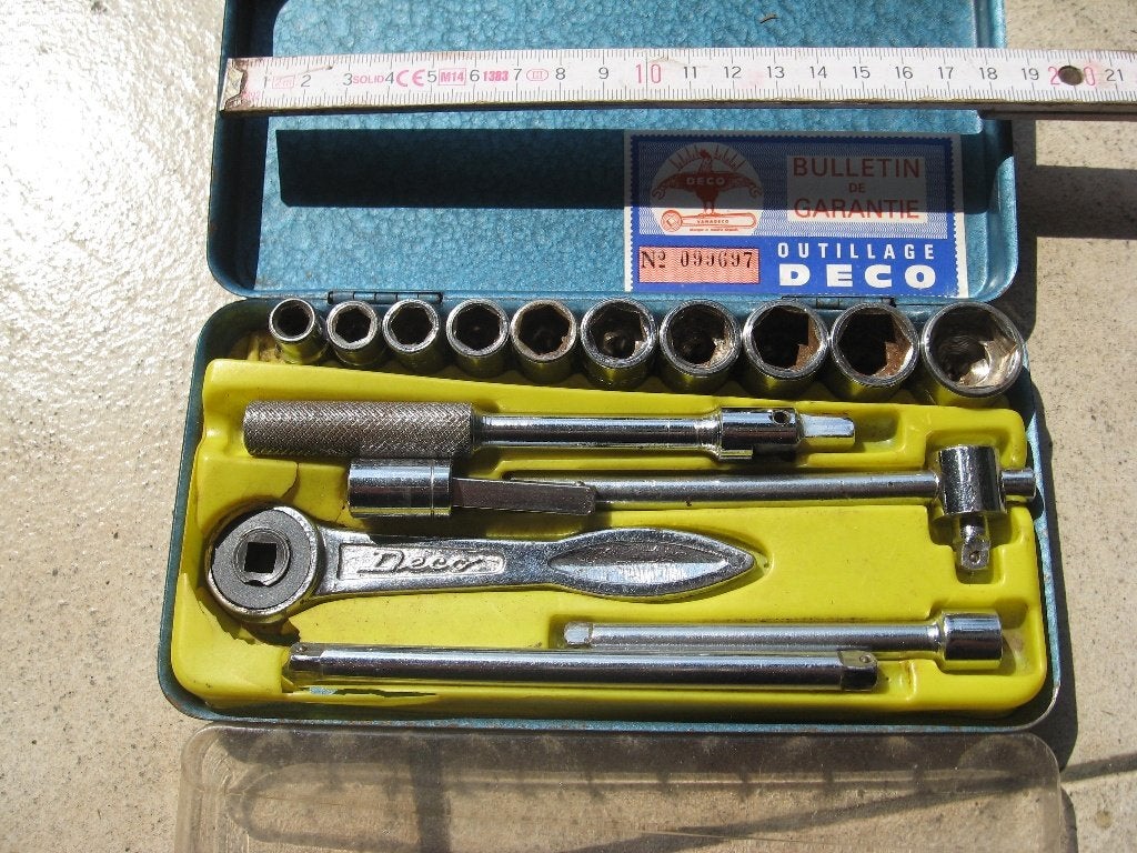 compacte dopsleutelset, Bricolage & Construction, Outillage | Outillage à main, Enlèvement, Utilisé