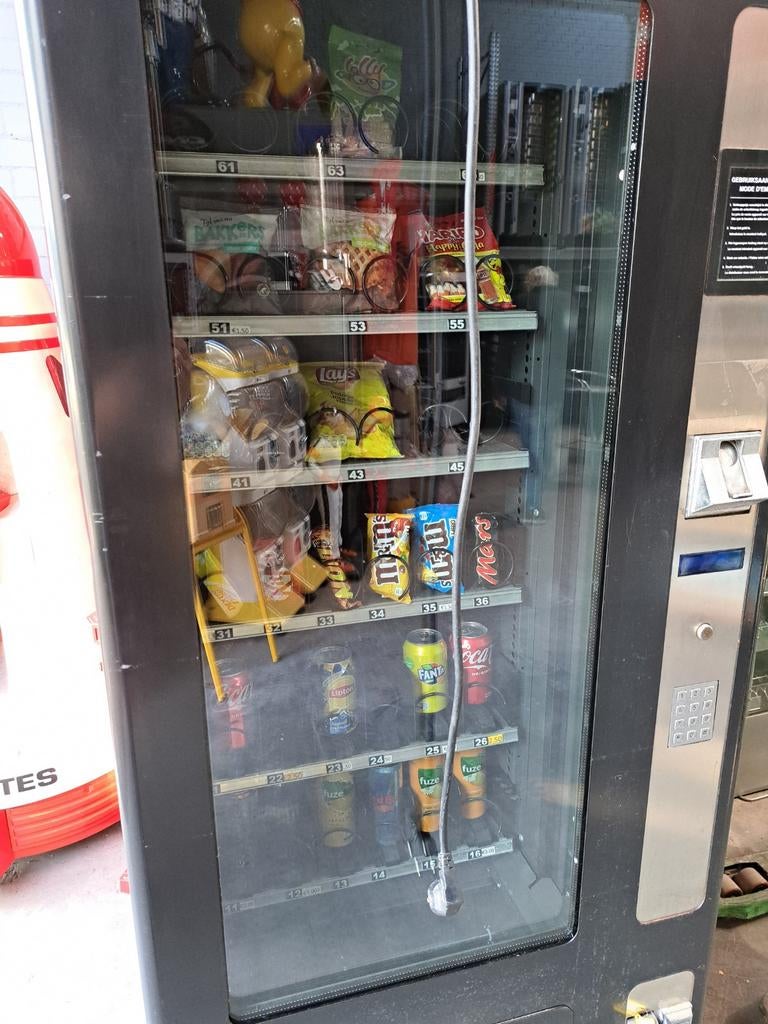 Combi automaat Vendo, Enlèvement
