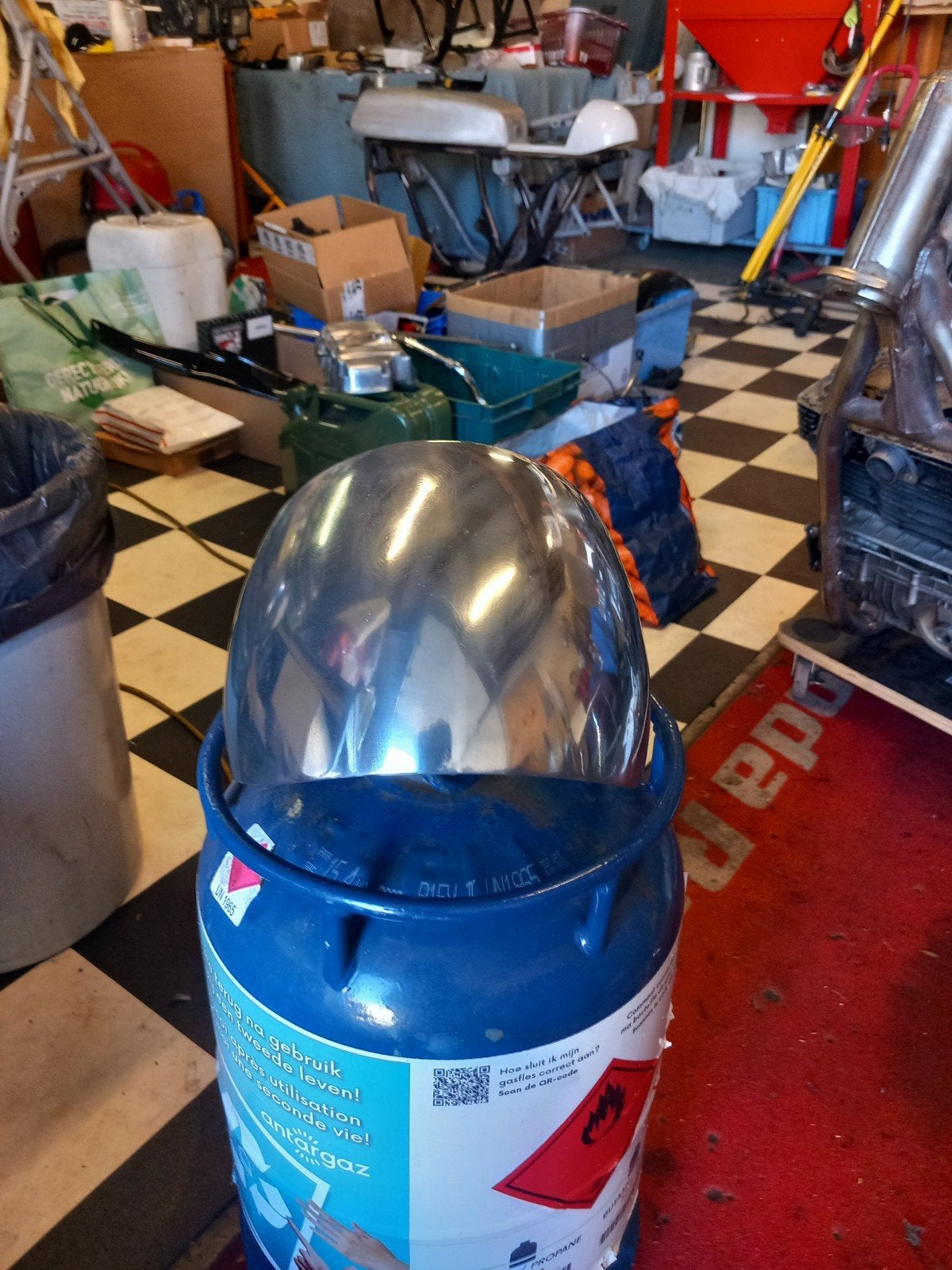 Aluminium CR 750 zitje, Ophalen of Verzenden