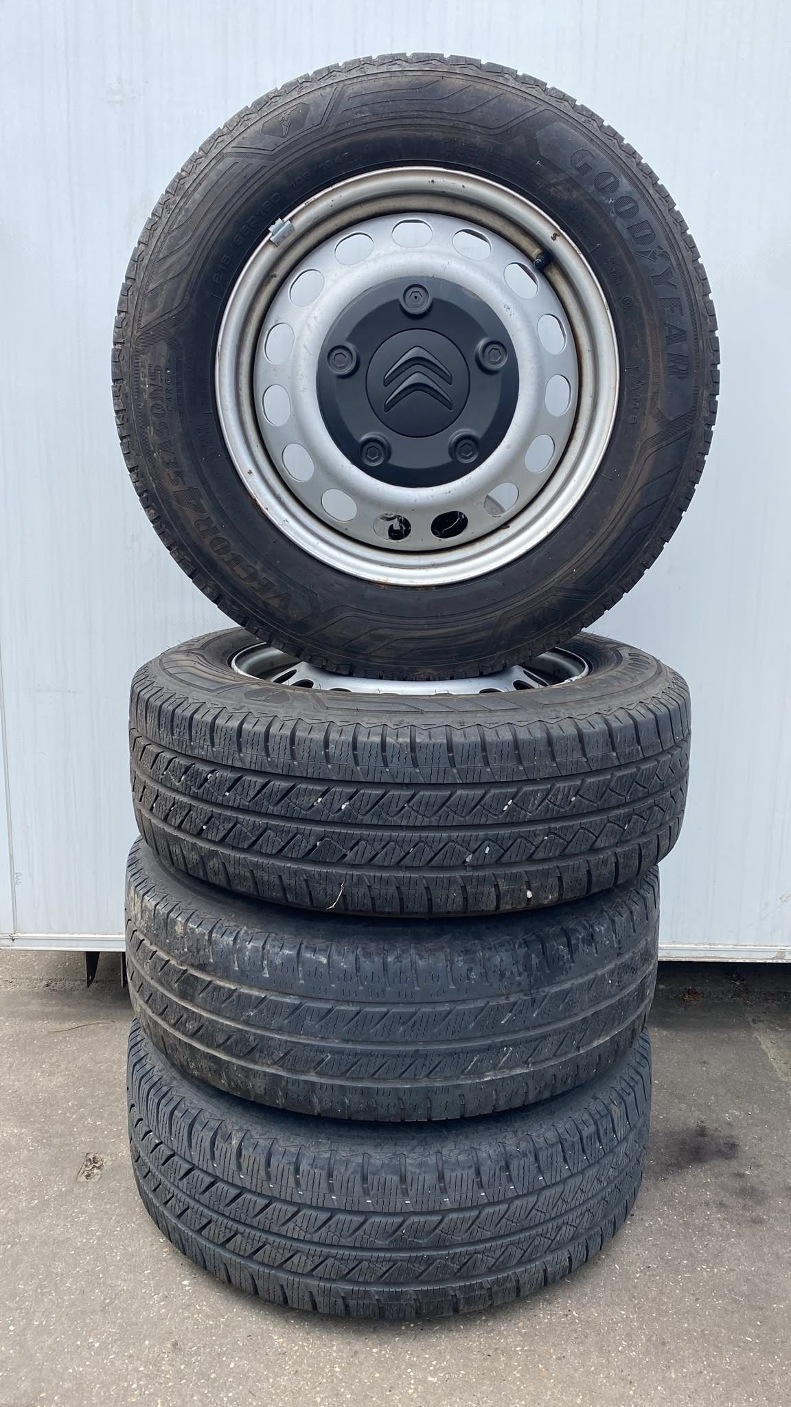 Citroen Jumpy Expert Vivaro Allseason Banden Set 215-65-16 5, Auto-onderdelen, Banden en Velgen, Gebruikt, -, -, Banden en Velgen