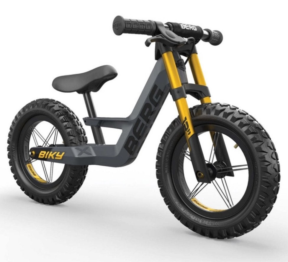 Loopfiets BERG Biky Cross Handbrake Grey, Ophalen, Zo goed als nieuw, Minder dan 16 inch, BERG