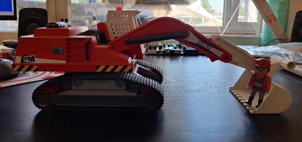 Playmobil - 5282 - Rupskraan met chauffeur, Enlèvement ou Envoi, Kit complet, Utilisé, Véhicule