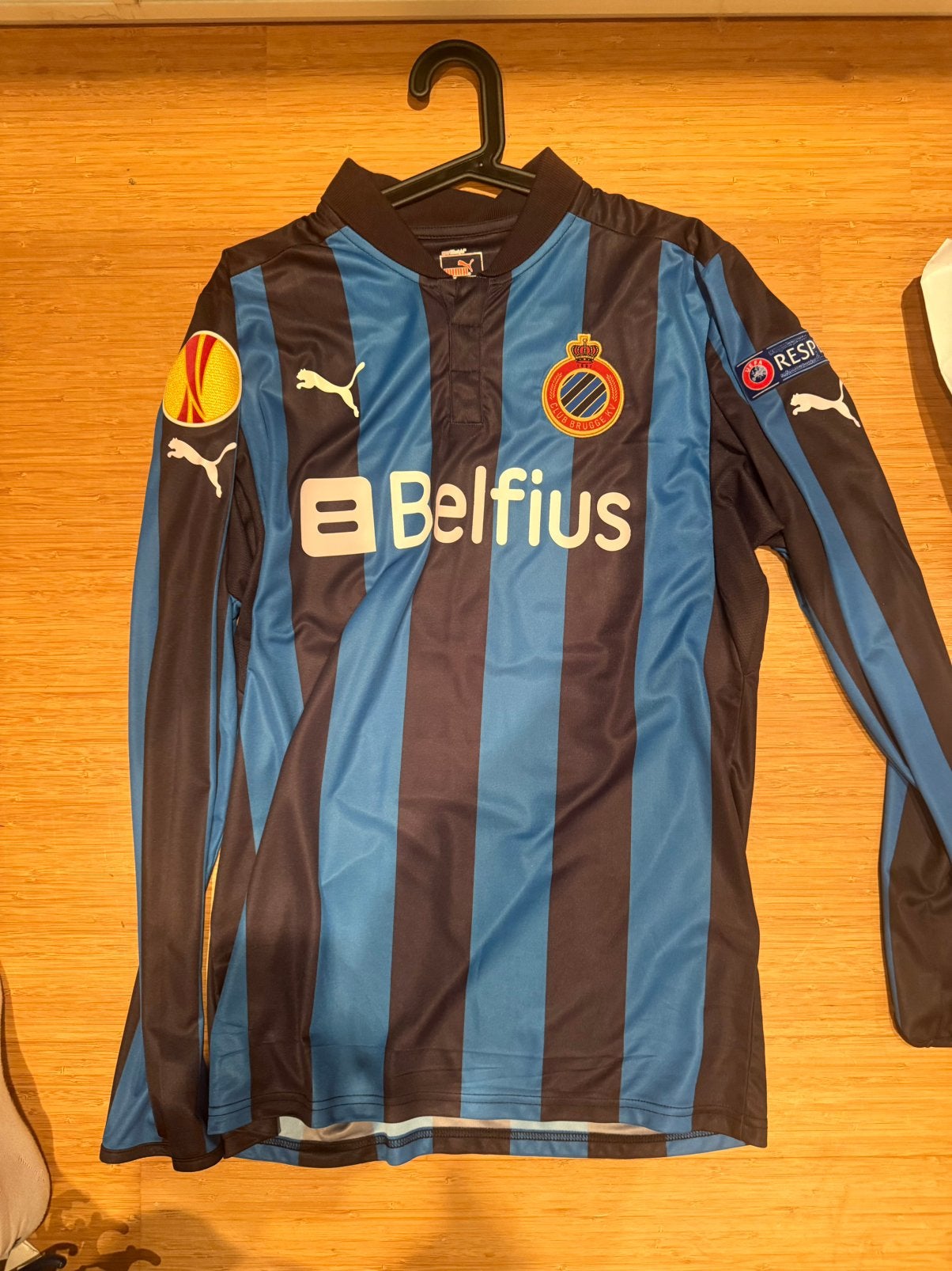 Match worn/prepared shirt Club Brugge Europees, Ophalen of Verzenden, Zo goed als nieuw, Shirt