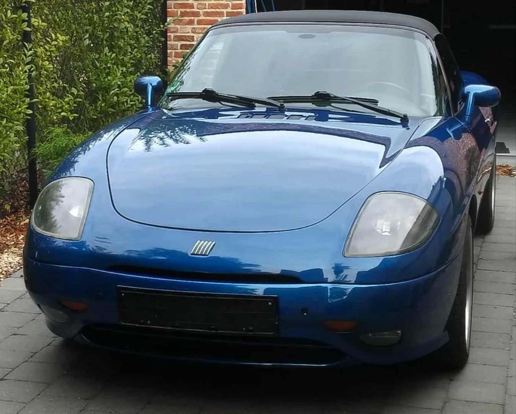 Fiat Barchetta oldtimer, Auto's, Voorwielaandrijving, Zwart, 4 cilinders, Cabriolet