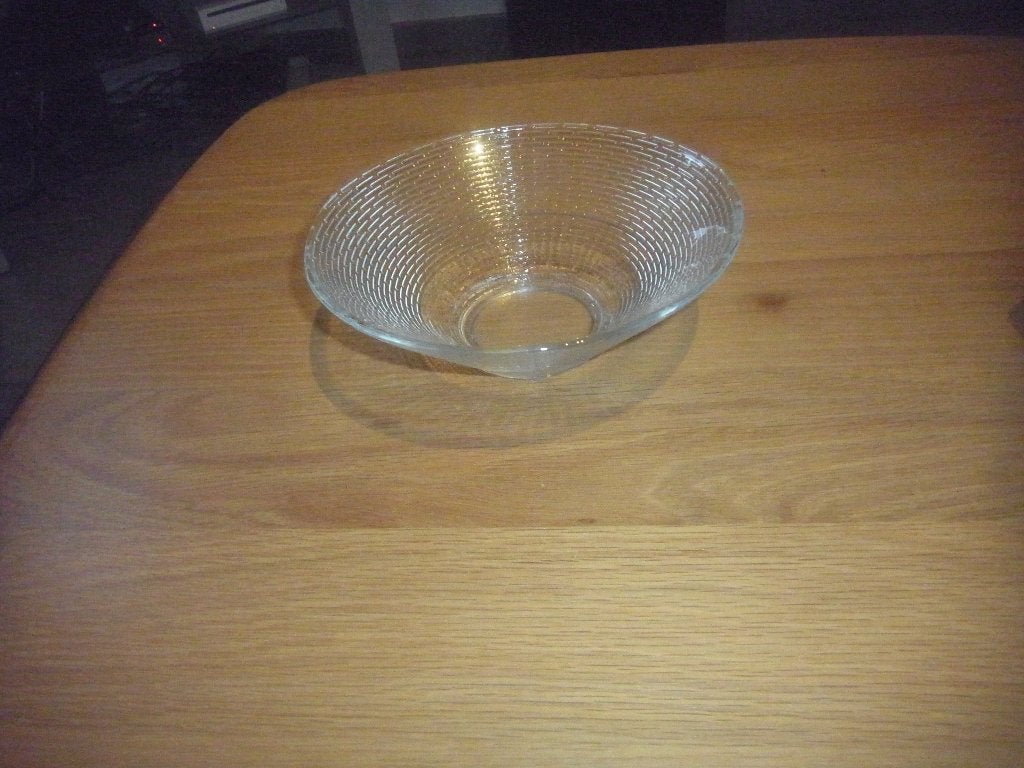 glazen schaal, Maison & Meubles, Accessoires pour la Maison | Plataux & Paniers, Enlèvement ou Envoi, Comme neuf, Verre, Balance