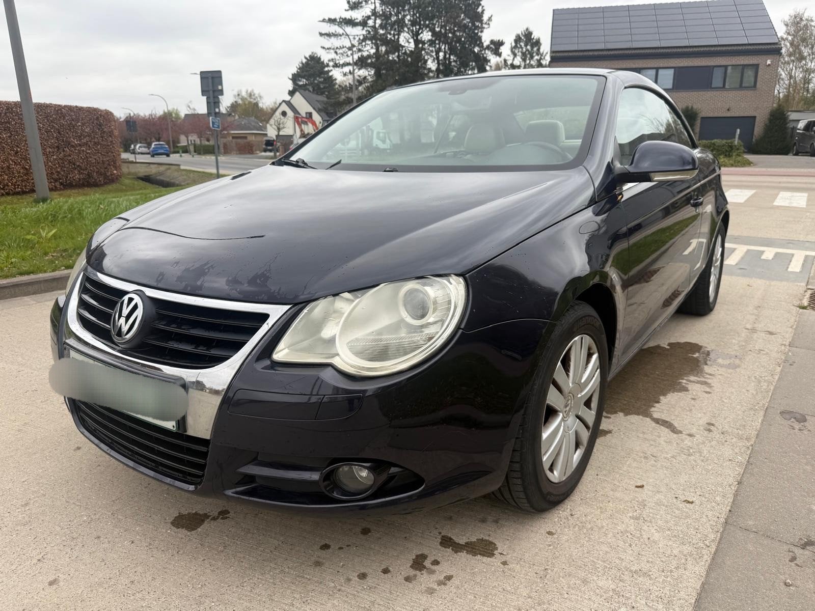 Vw Eos 1.6 benzine, Auto's, Volkswagen, Voorwielaandrijving, Parkeersensor, Beige, 4 cilinders