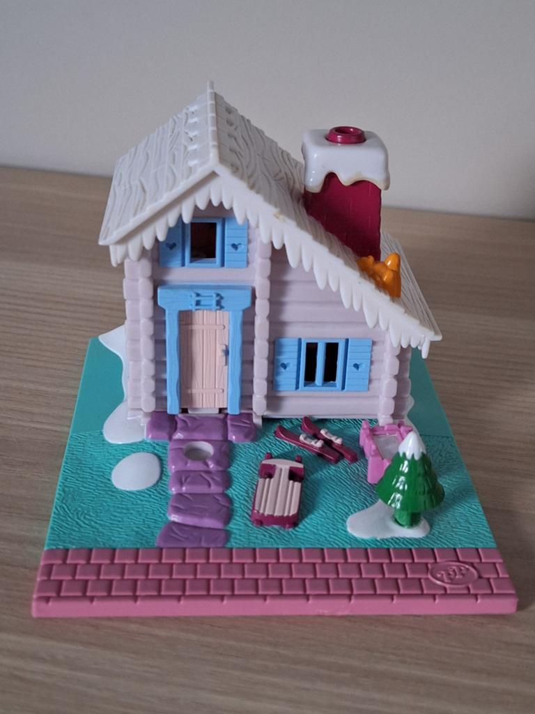 Polly Pocket 1993 Ski Lodge, Ophalen of Verzenden, Zo goed als nieuw