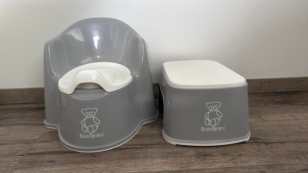 Potje + opstapje - BabyBjörn, Kinderen en Baby's, Badjes en Verzorging, Gebruikt, Overige typen, Standaard, Ophalen
