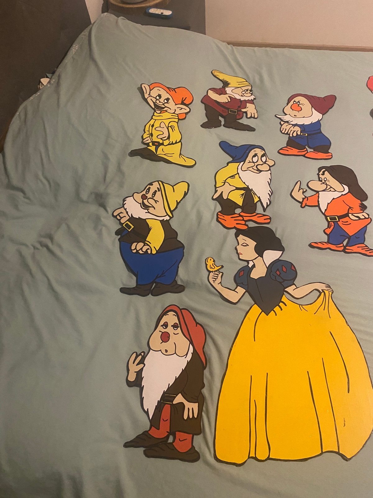 Ensemble vintage Disney Blanche-Neige et les Nains, Enlèvement ou Envoi, Utilisé