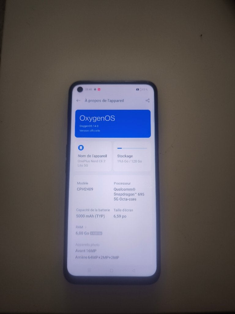 OnePlus Nord CE 2 Lite 5G, Zwart, Overige merken, Overige typen, Ophalen of Verzenden