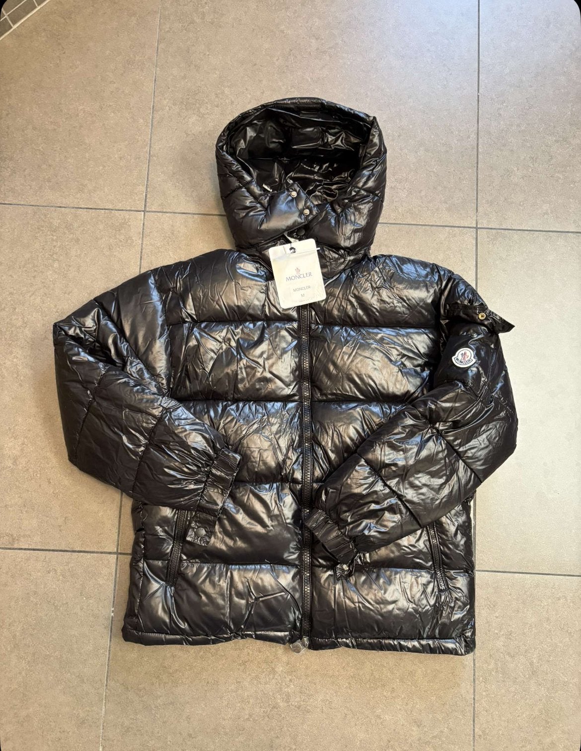 Moncler maya jas, Kleding | Heren, Jassen | Winter, Moncler, Maat 48/50 (M), Zwart, Nieuw