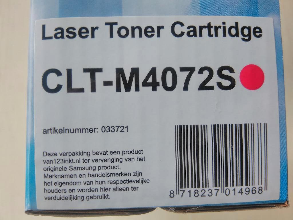 Toner cartridge rood CLT-4072S, Ophalen, Nieuw, Cartridge, 1 2 3 inkt