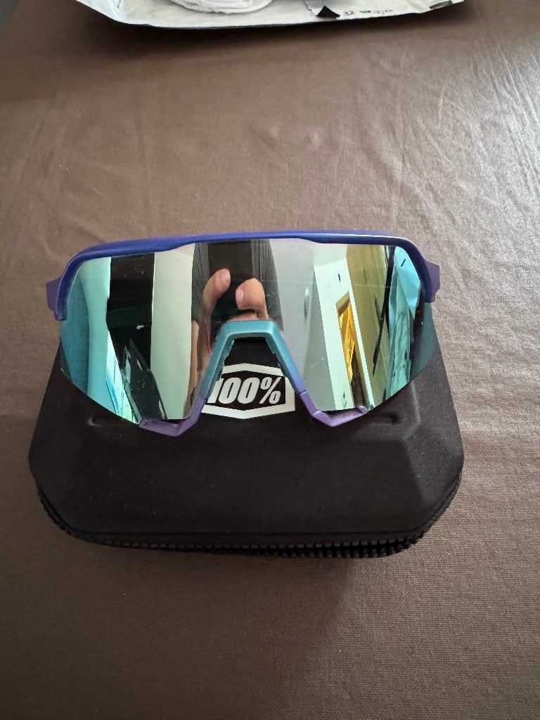100% S3 HiPER + Case met clear lens, Vélos & Vélomoteurs, Enlèvement, Comme neuf, 100%