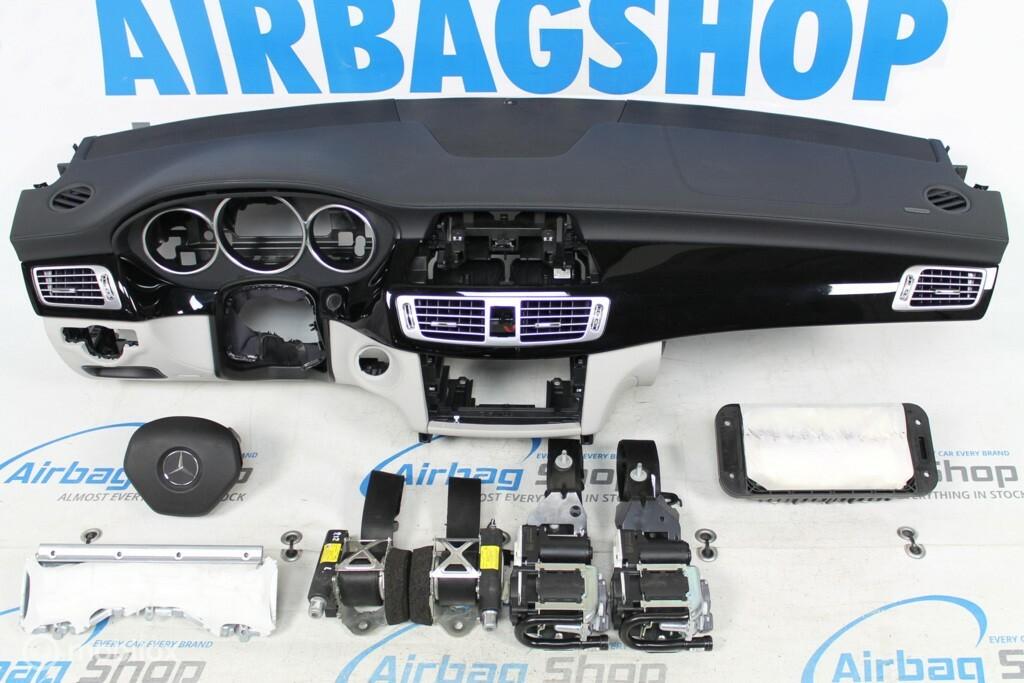 Airbag kit Tableau de bord cuir Mercedes CLS klasse W218, Enlèvement ou Envoi, Utilisé