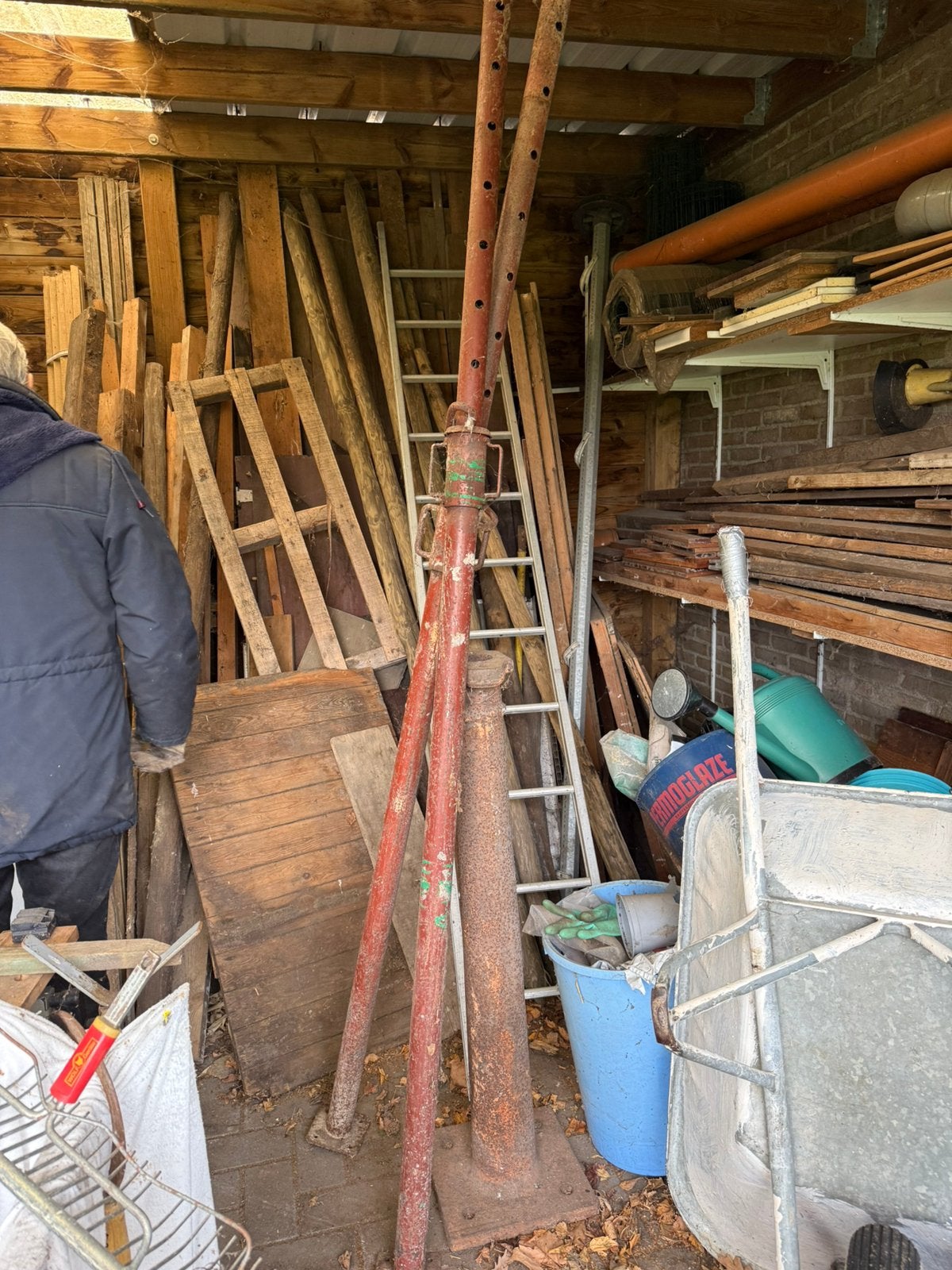 2 stempels, Bricolage & Construction, Échafaudages, Enlèvement, Utilisé, Autres types, 2 à 5 mètres