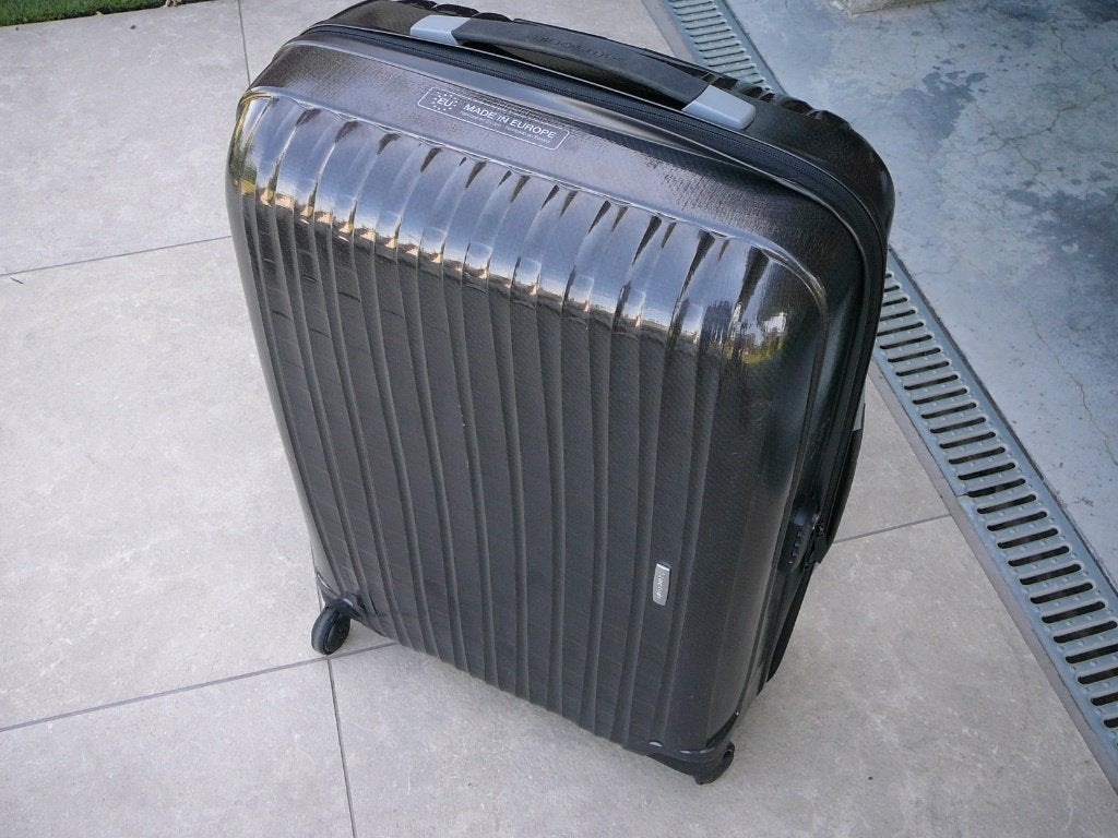 reiskoffer Samsonite Lite, Ophalen