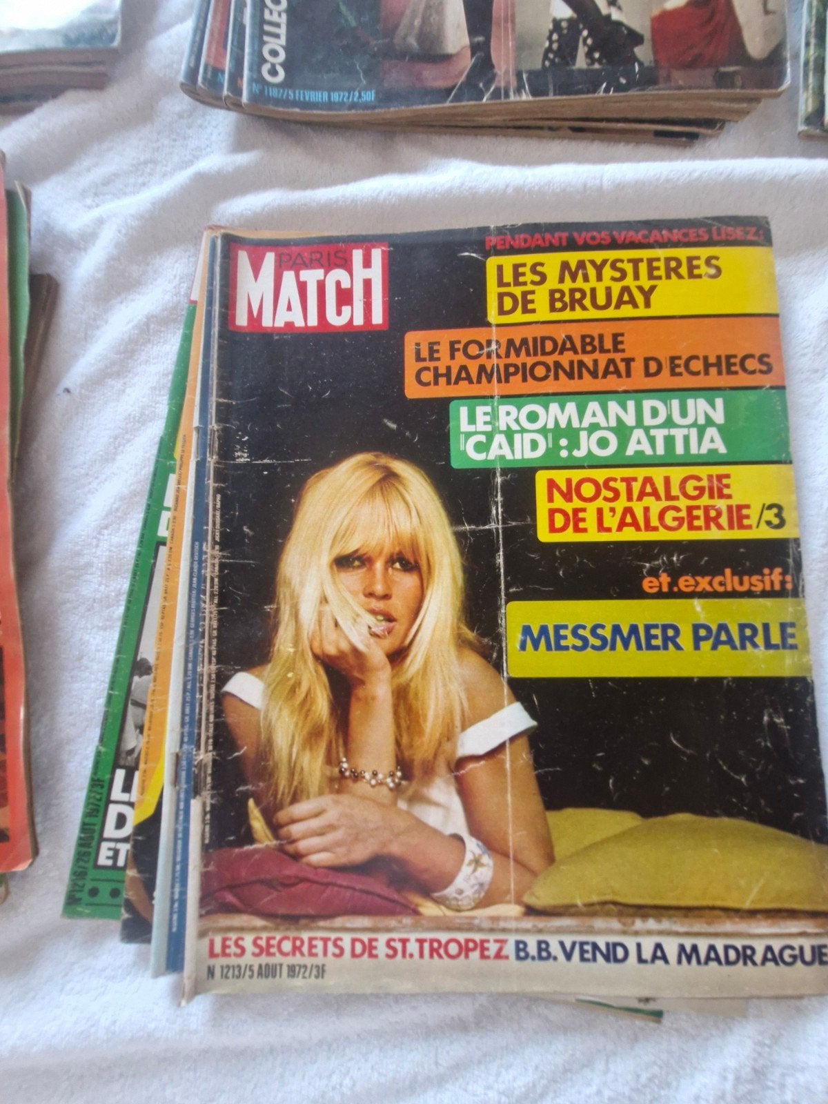 Reeks tijdschriften "Paris Match" van 1972 - 50 nummers, Boeken, Ophalen, Gelezen, Gossip of Showbizz