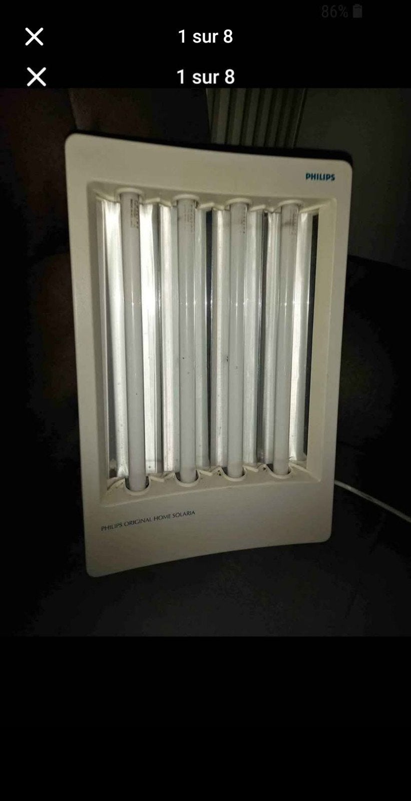 solarium Philips fascia visage, Electroménager, Enlèvement ou Envoi