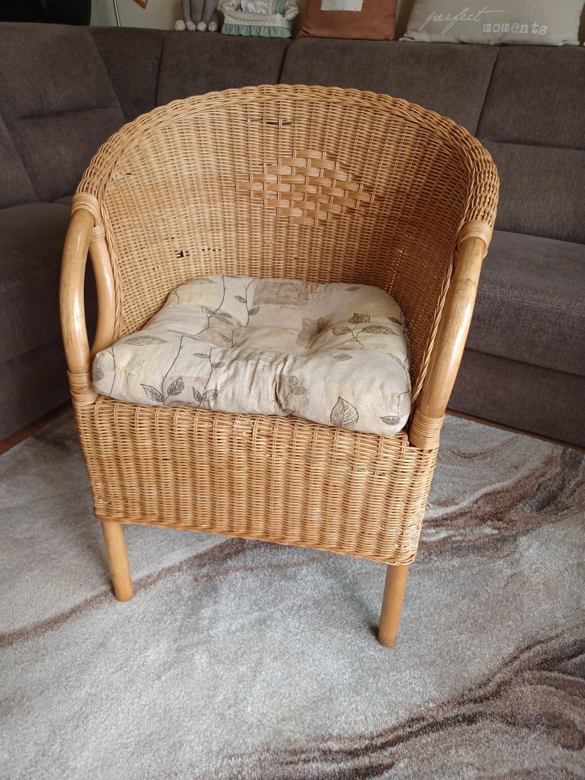 Fauteuil en osier, Enlèvement, Utilisé, Osier ou Rotin
