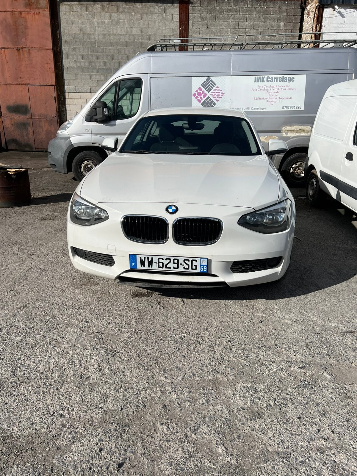 Bmw 11d 2013, Autos, BMW, Particulier, Série 1, Diesel, Blanc, Enlèvement