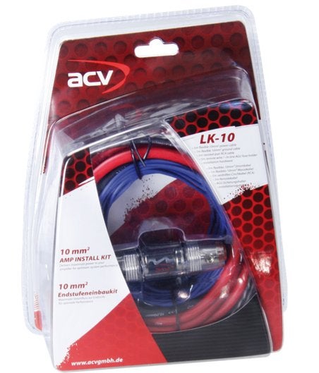 ACV LK 10 Kabelset / Versterker aansluit set 10mm2, Ophalen of Verzenden, Nieuw