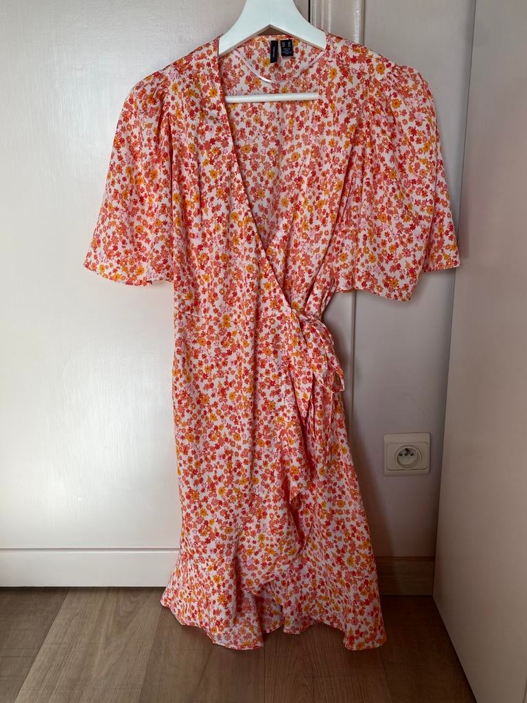 Zomerkleedje Vero Moda, Kleding | Dames, Oranje, Ophalen of Verzenden, Zo goed als nieuw, Knielengte