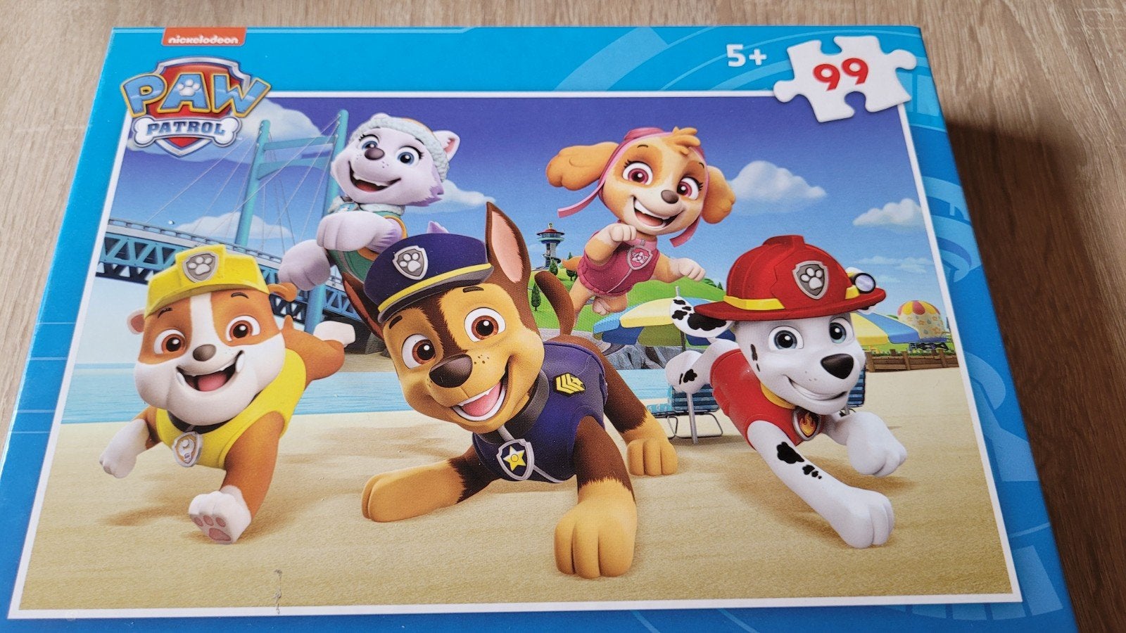 Paw patrol puzzel, Ophalen