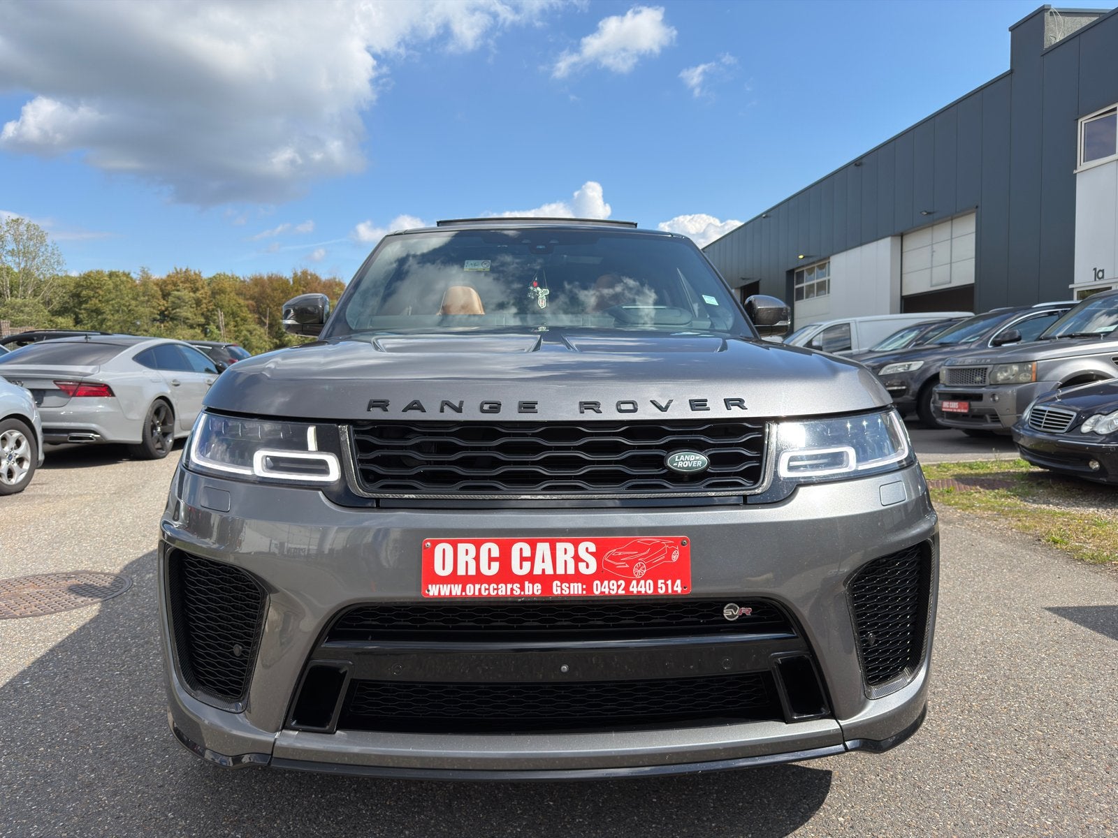 LAND ROVER RANGE ROVER SPORT SVR 5.0 V8 LICHTE VRACHT –, Auto's, Land Rover, Automaat, Leder, Bedrijf, 4999 cc