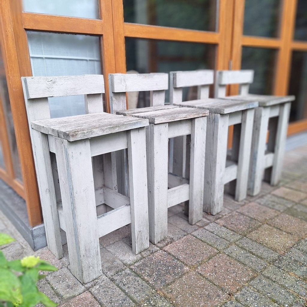 Tuinbarkrukken, Ophalen, Gebruikt, Hout