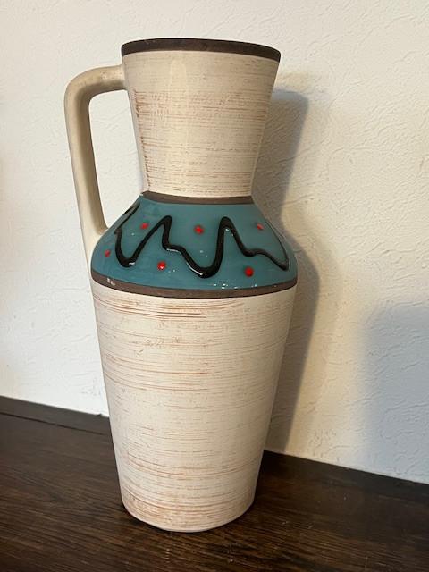 Duitse design vaas 407-35 1950's, Antiek en Kunst, Ophalen