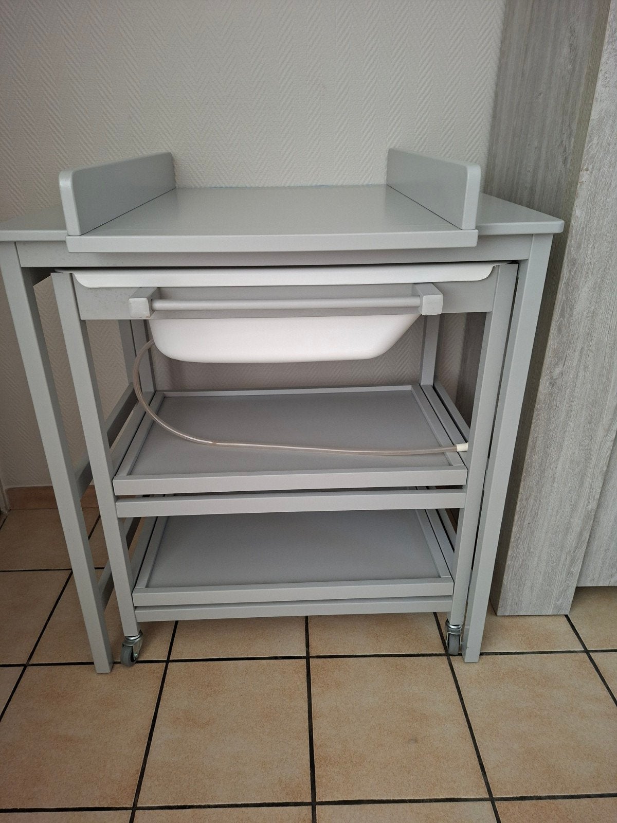Luiertafel Quax met badje, Ophalen
