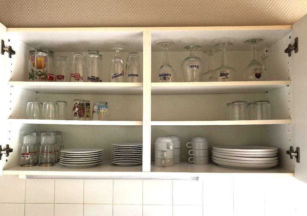 Servies, wit (nog 9 dagen te koop (dan kringloop), Maison & Meubles, Enlèvement, Utilisé, Porcelaine, Assiettes(s)