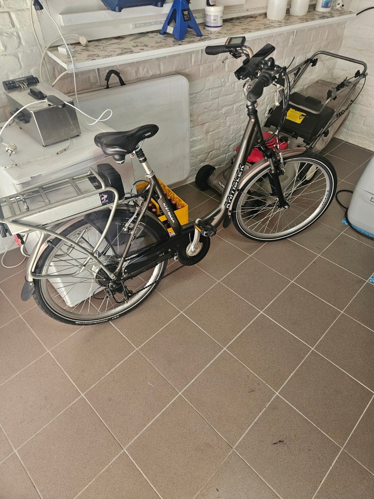 Elektrisch fiets, Ophalen