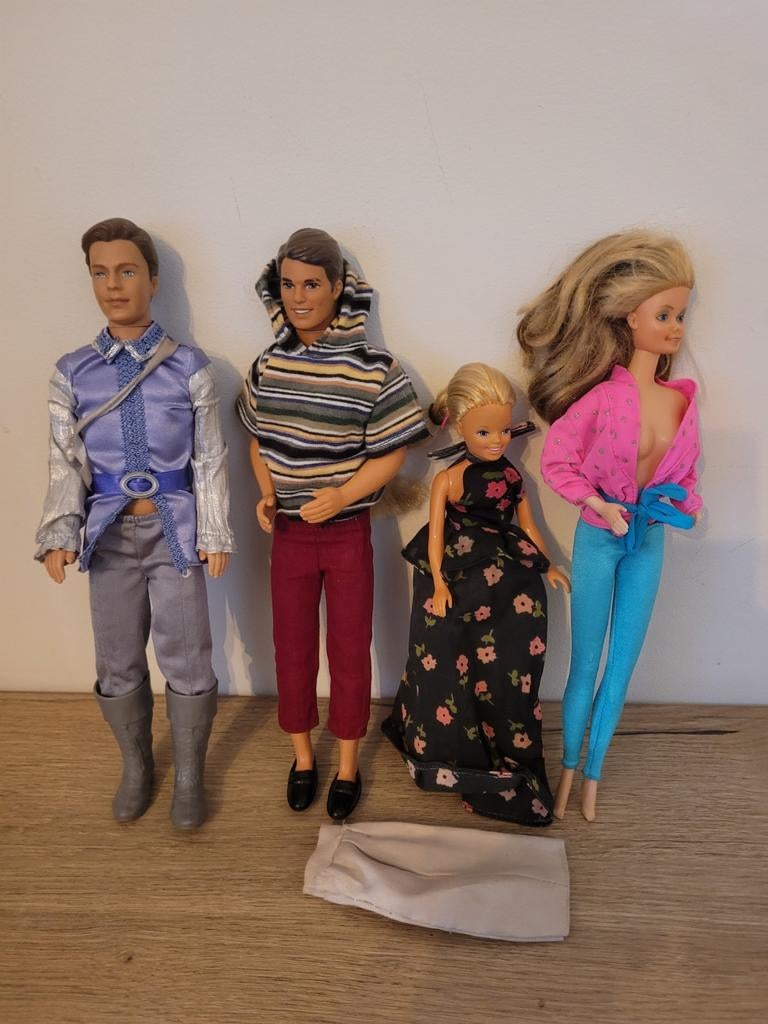Lot vintage barbie poppen ken mattel, Enlèvement ou Envoi