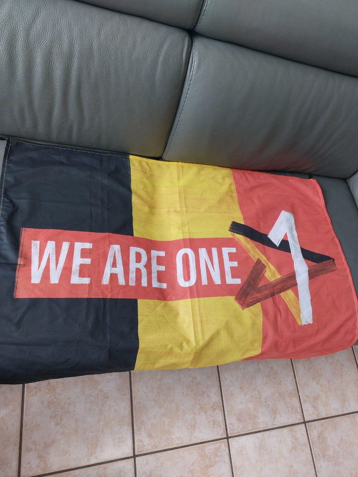 Drapeau belge, Enlèvement