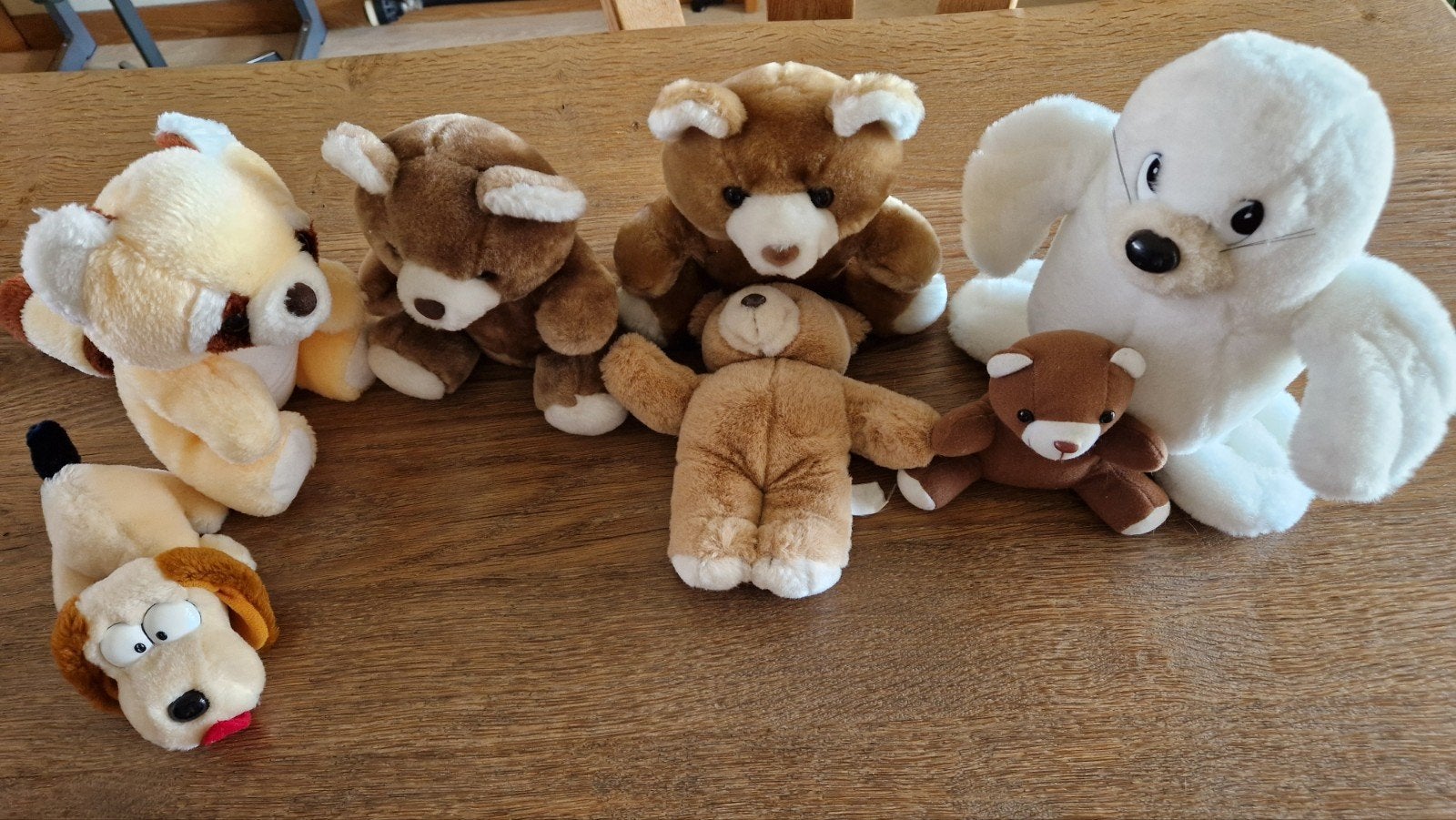 knuffels, Ophalen