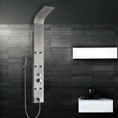 inox douchepaneel, Ophalen, Inox