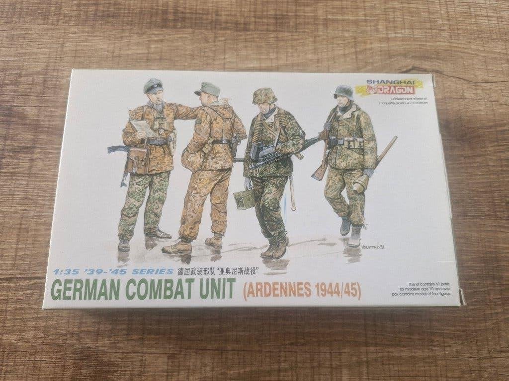 Dragon 1/35 German Combat Unit Ardennes 1944/45, Enlèvement ou Envoi, Neuf, 1:35 à 1:50, Personnage ou Figurines