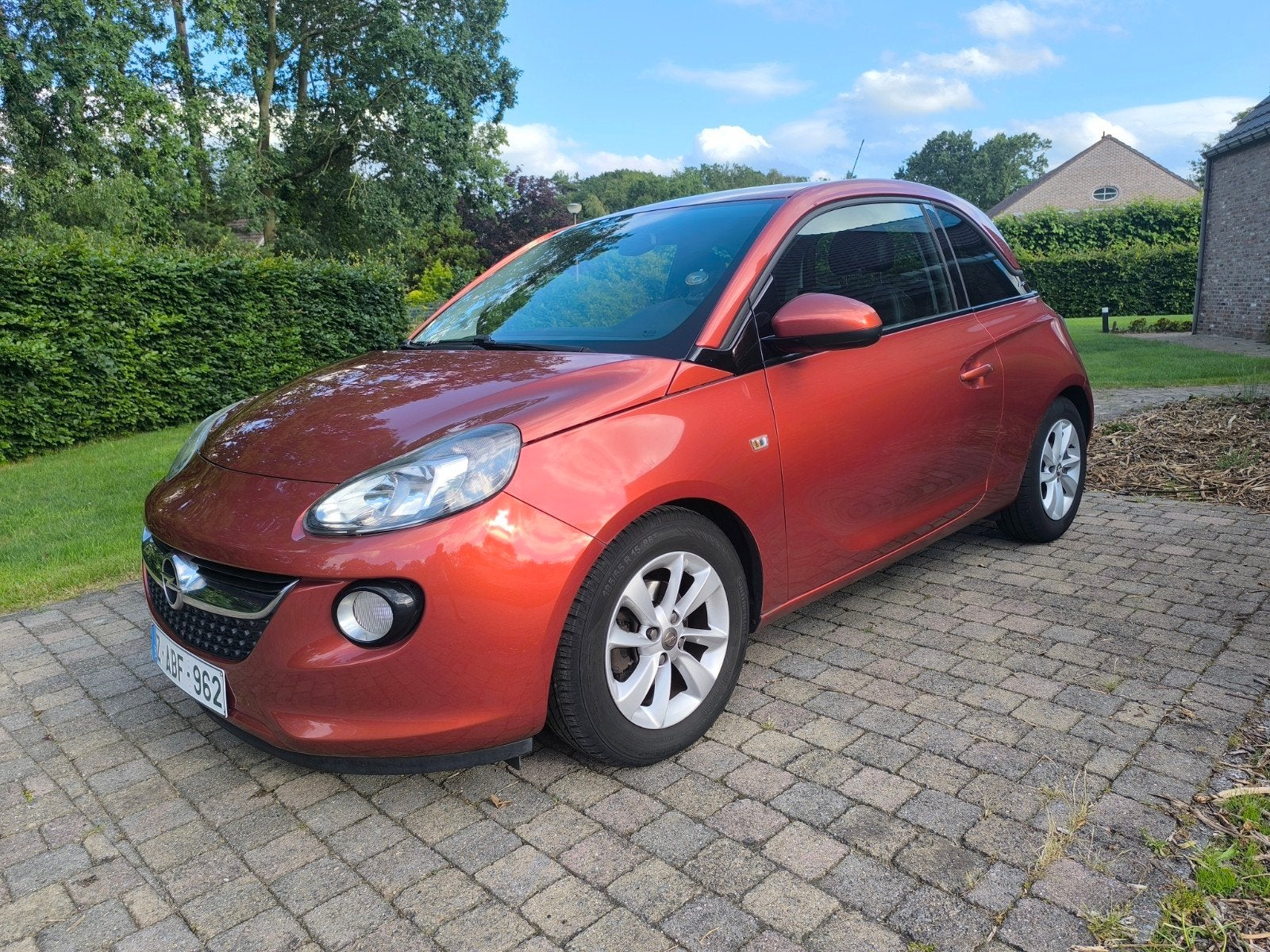 Opel Adam  #benzine #euro 5b met GARANTIE, Auto's, Euro 5, ADAM, Zwart, Leder en Stof