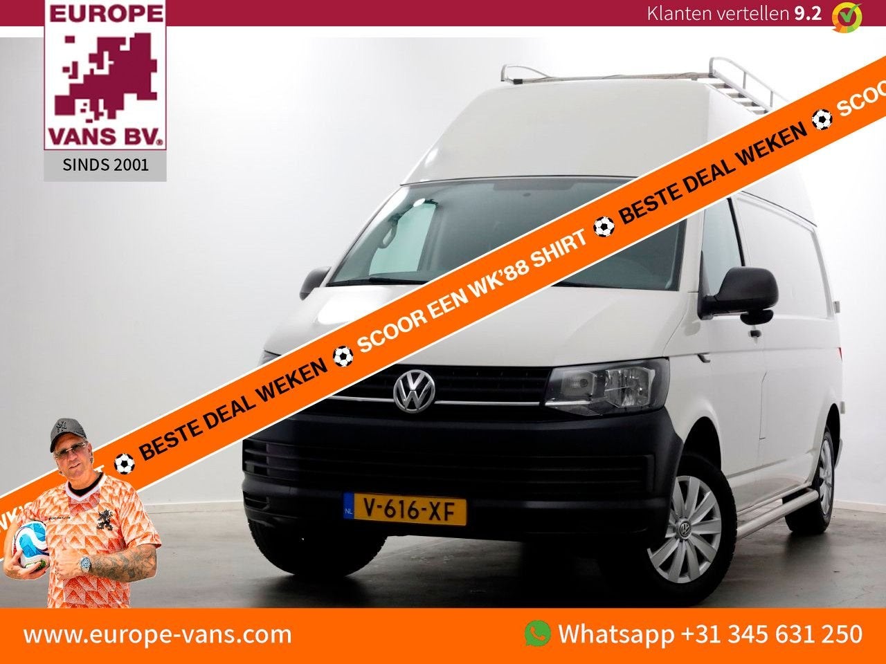Volkswagen Transporter 2.0 TSI 150pk Benzine L2H3 Airco/Came, Autos, Camionnettes & Utilitaires, Achat, Entreprise, Electronic Stability Program (ESP)