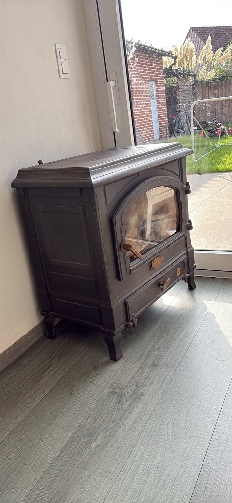Kachel hout en kool brander, Enlèvement, Bois