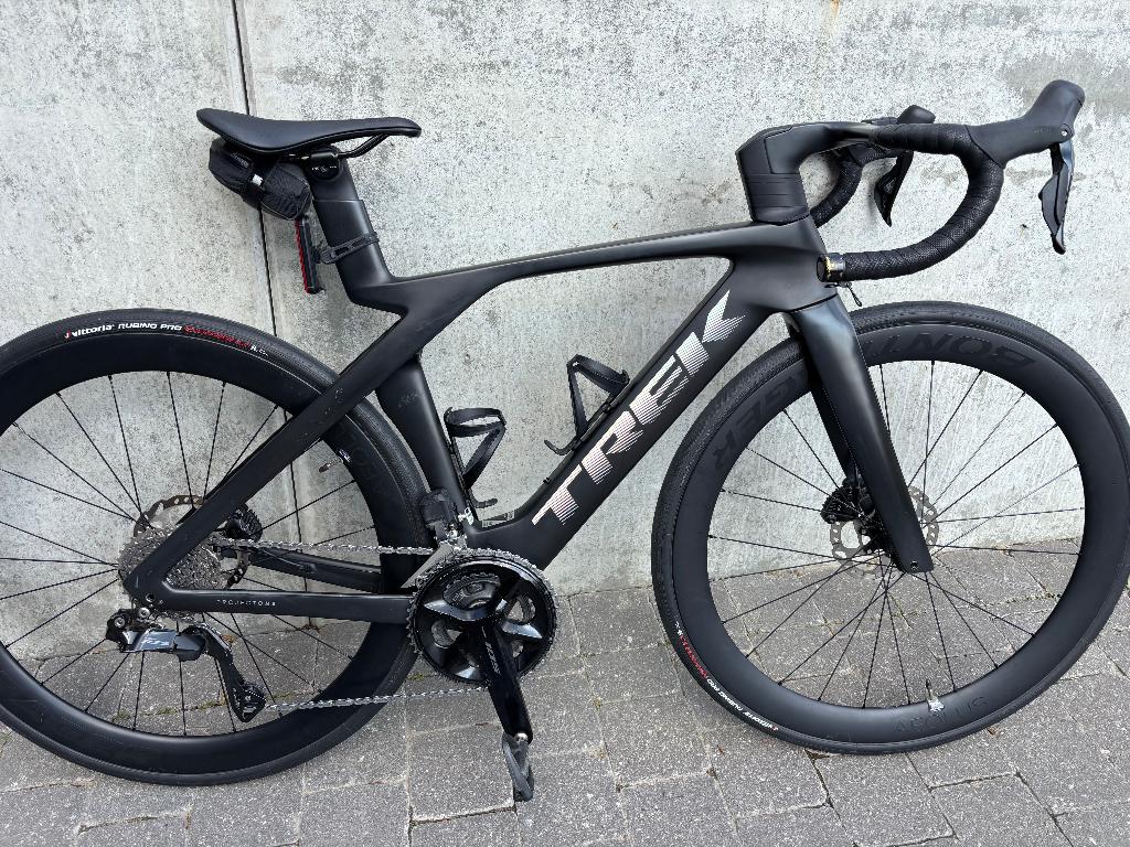 Racefiets Trek madone SLR Gen 7 black, Gebruikt, Carbon, Heren, Schijfrem
