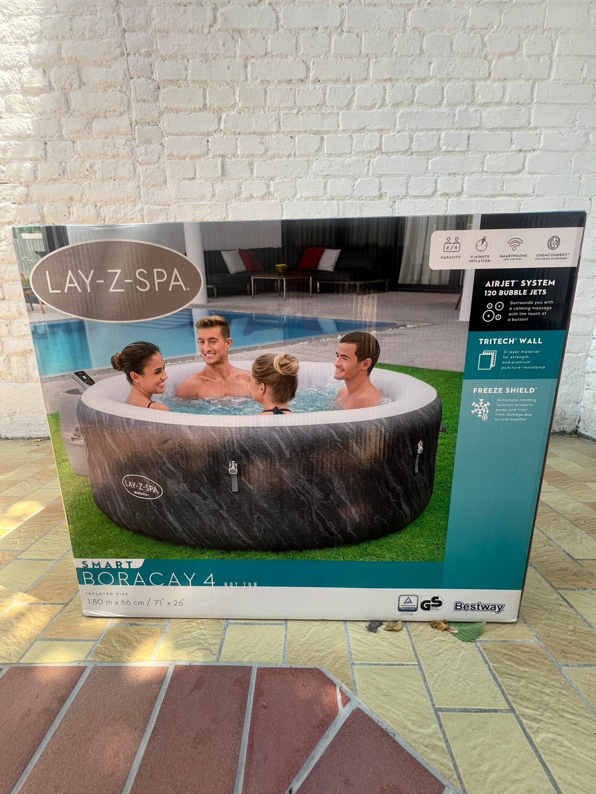Jacuzzi jamais ouvert à vendre, pour 4 personnes, Ophalen, Zo goed als nieuw