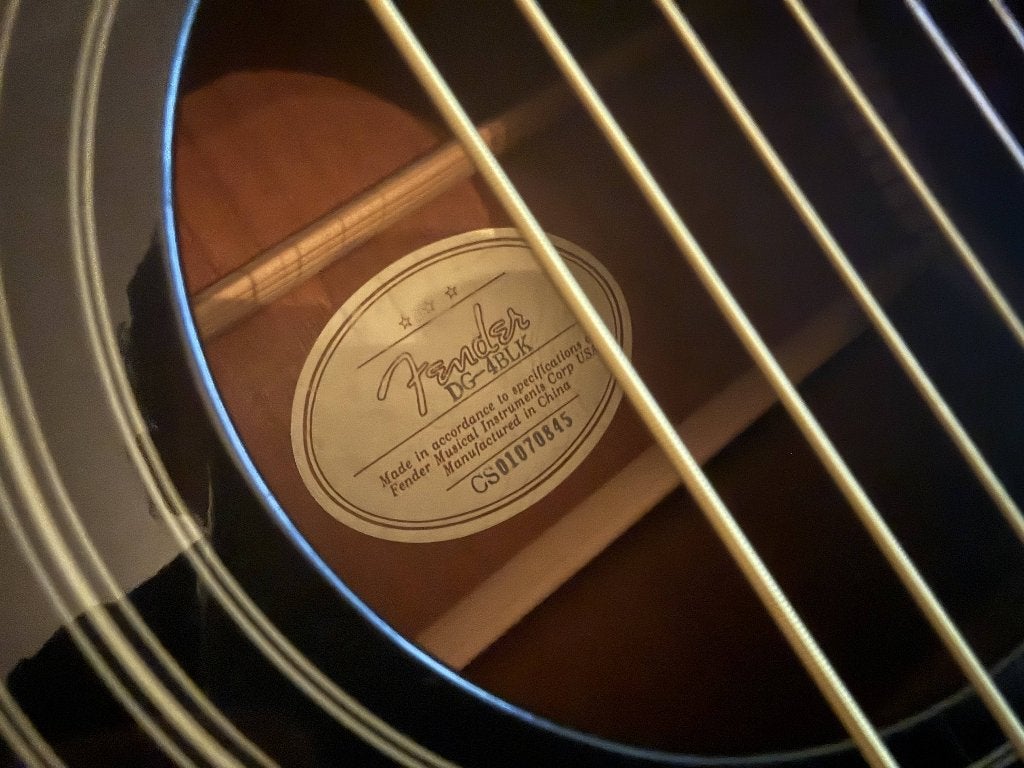 Fender DG-4 akoestische gitaar, Muziek en Instrumenten, Ophalen